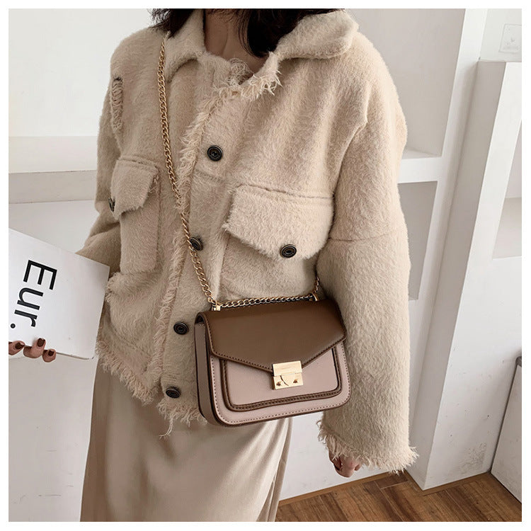 Luxe Structured Crossbody Shoulder Bag