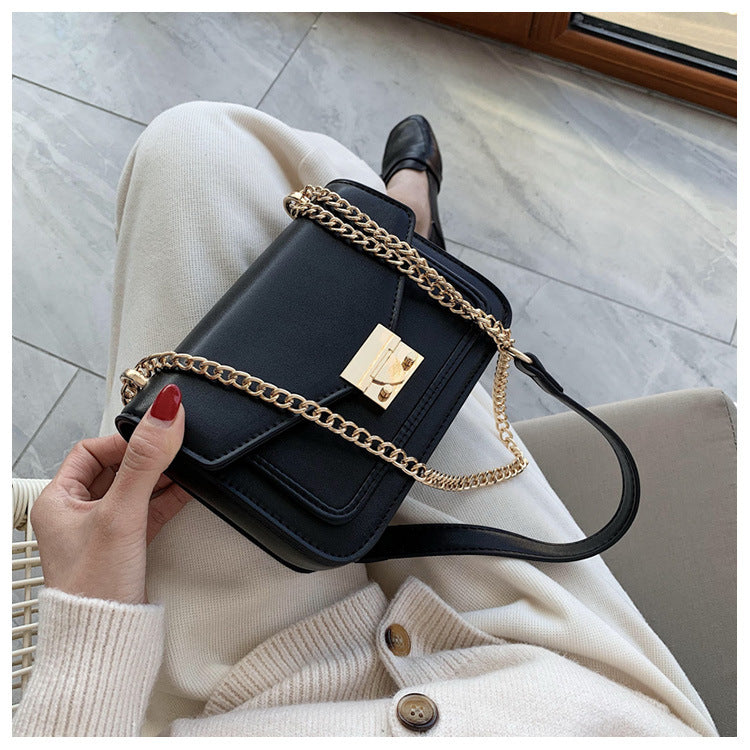 Luxe Structured Crossbody Shoulder Bag
