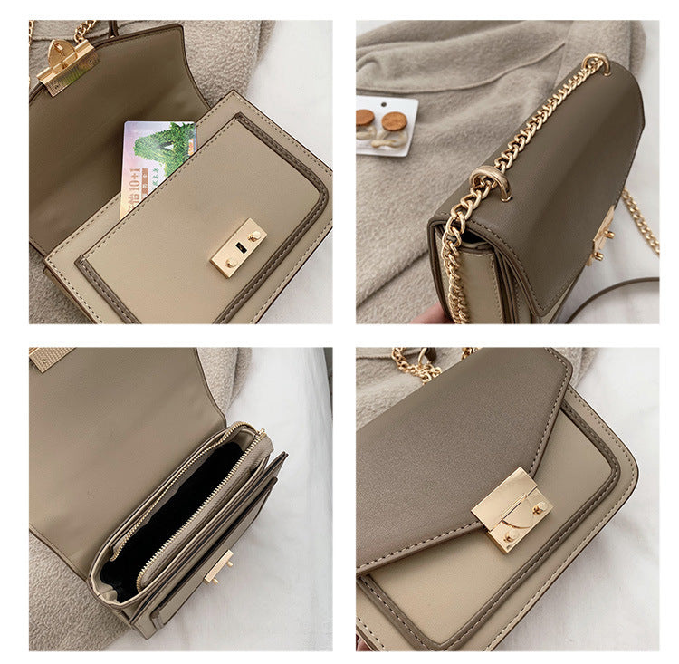 Luxe Structured Crossbody Shoulder Bag