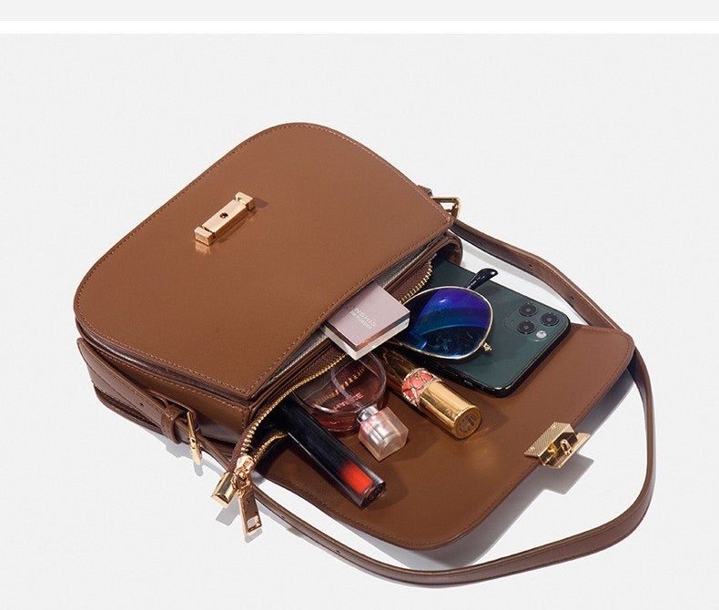 Classic Brown Shoulder Bag