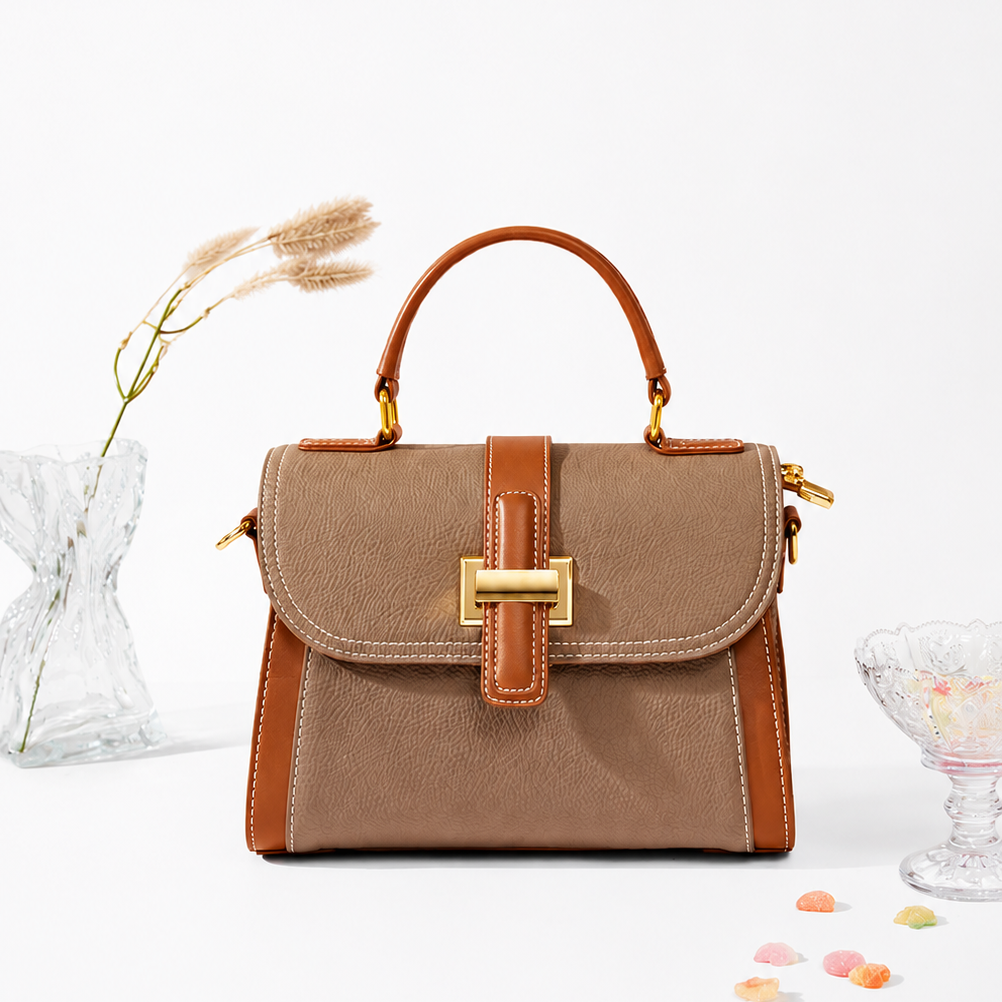 Luxe Top Handle Satchel Bag
