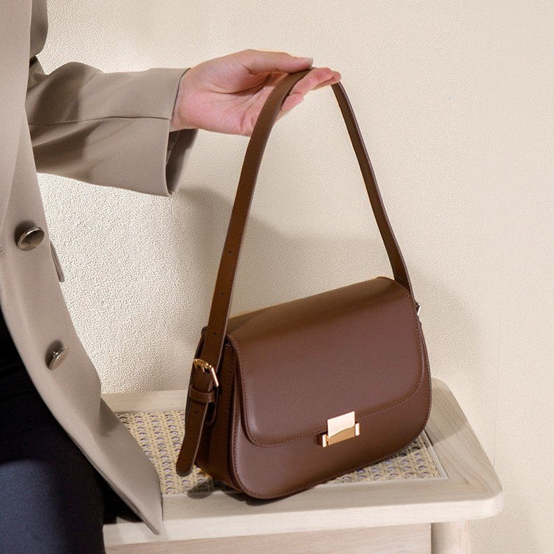 Classic Brown Shoulder Bag