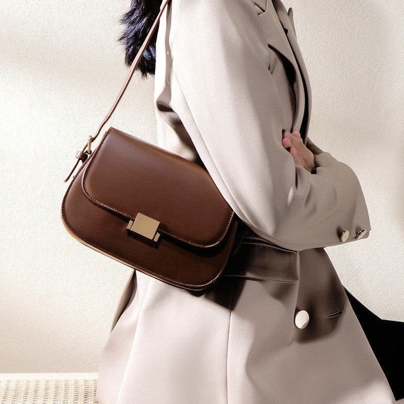 Classic Brown Shoulder Bag