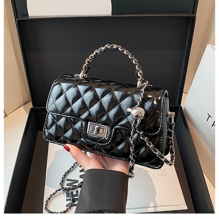 Quilted Chain Crossbody Handbag for Women
