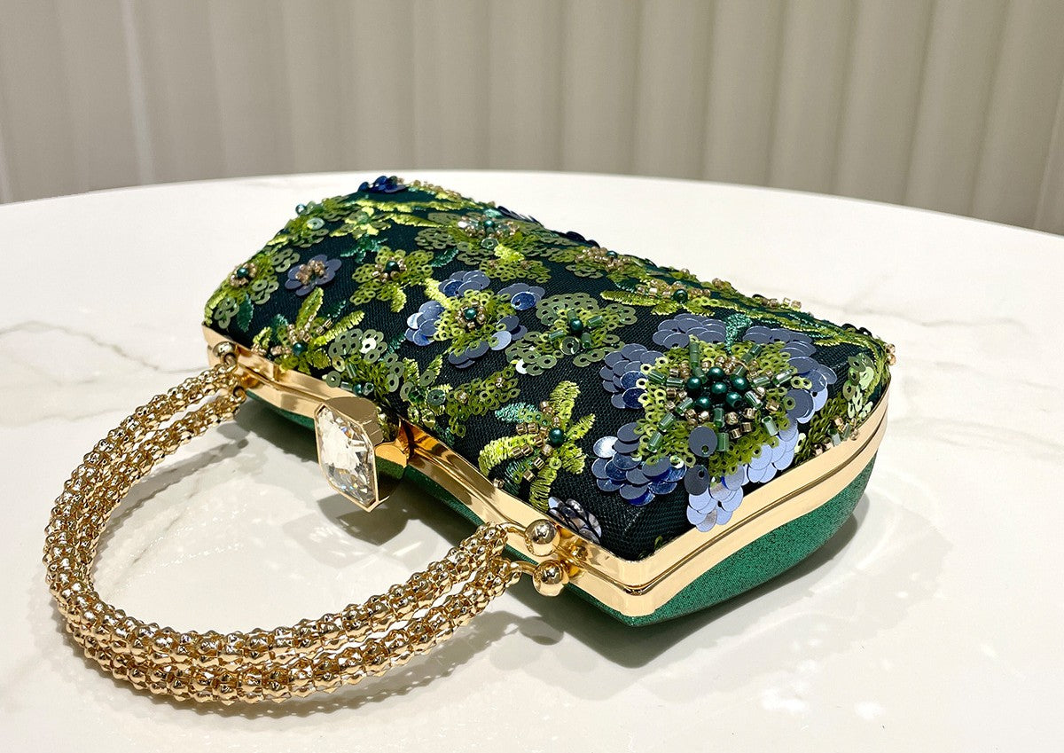 Bloom Embellished Evening Clutch