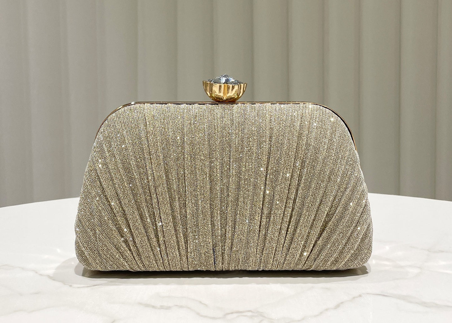 Pearl Handle Evening Clutch