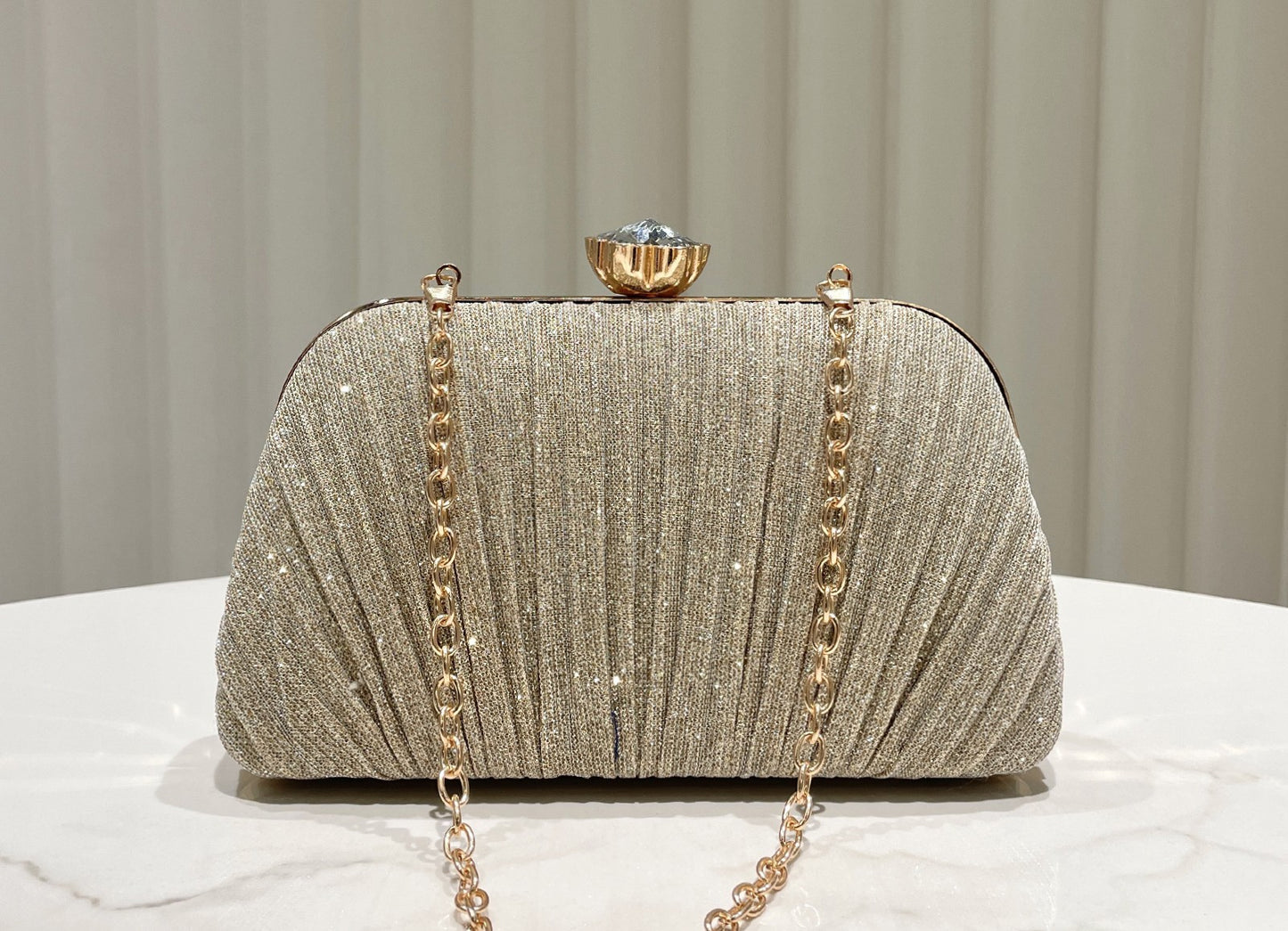 Pearl Handle Evening Clutch