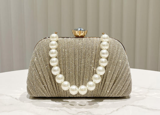 Pearl Handle Evening Clutch
