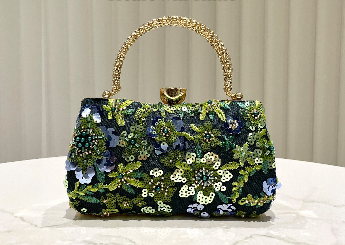 Bloom Embellished Evening Clutch