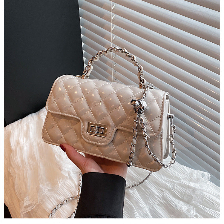 Quilted Chain Crossbody Handbag for Women
