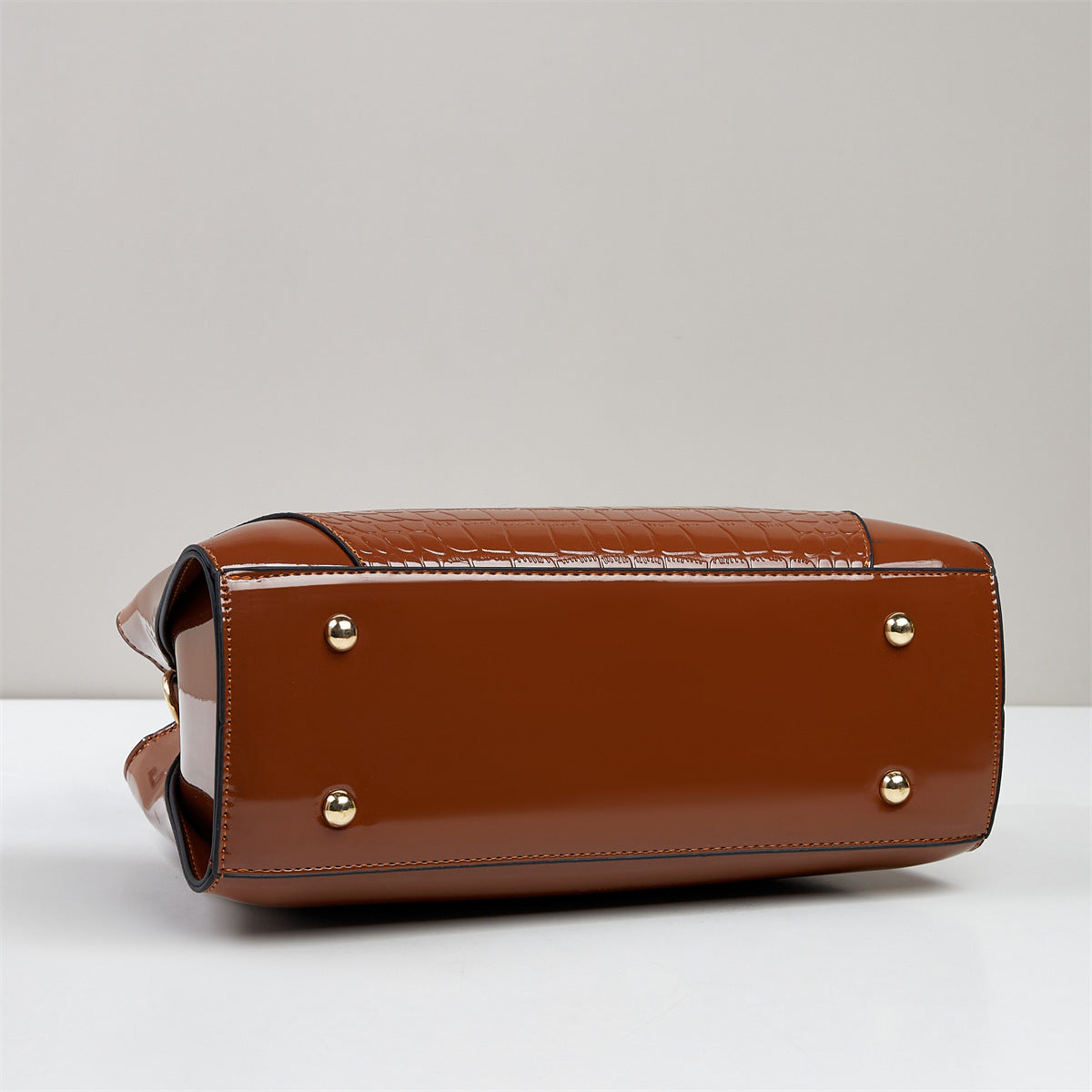Luxe Croc Texture Bag