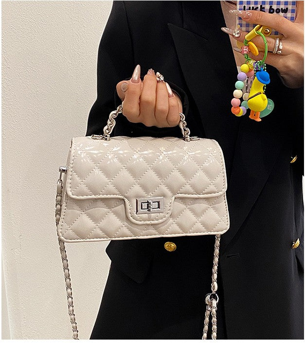 Quilted Chain Crossbody Handbag for Women