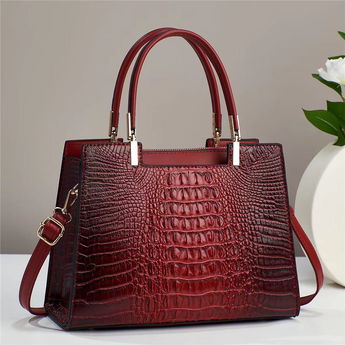 Regal Croc Tote Bag