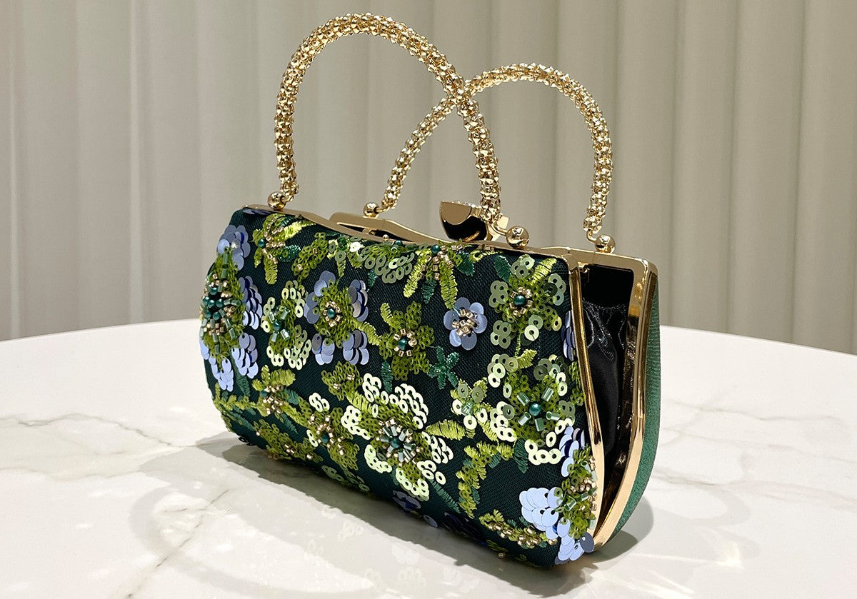 Bloom Embellished Evening Clutch