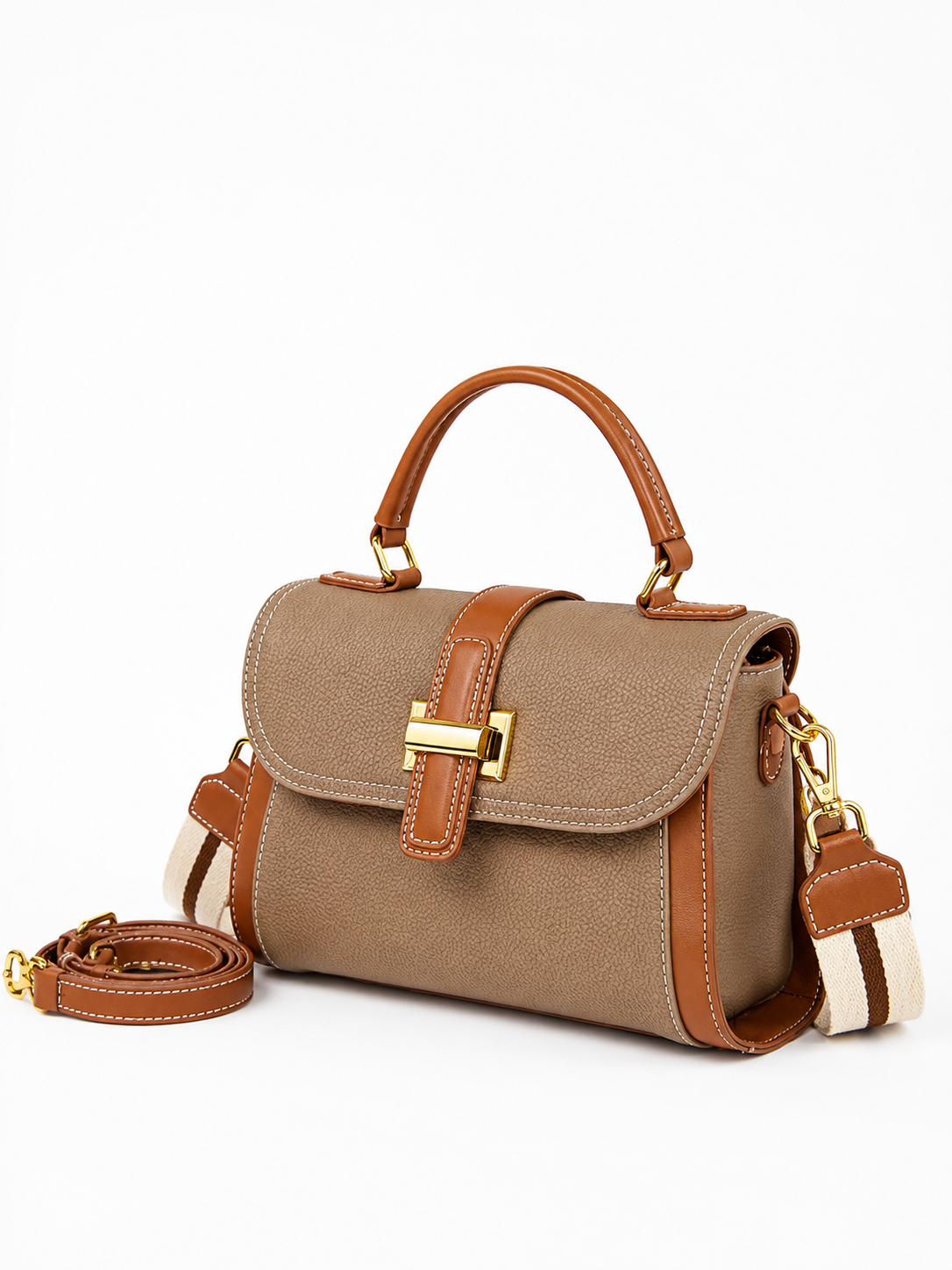 Luxe Top Handle Satchel Bag