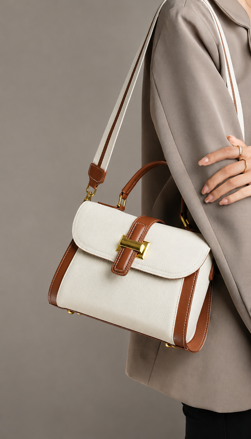 Luxe Top Handle Satchel Bag