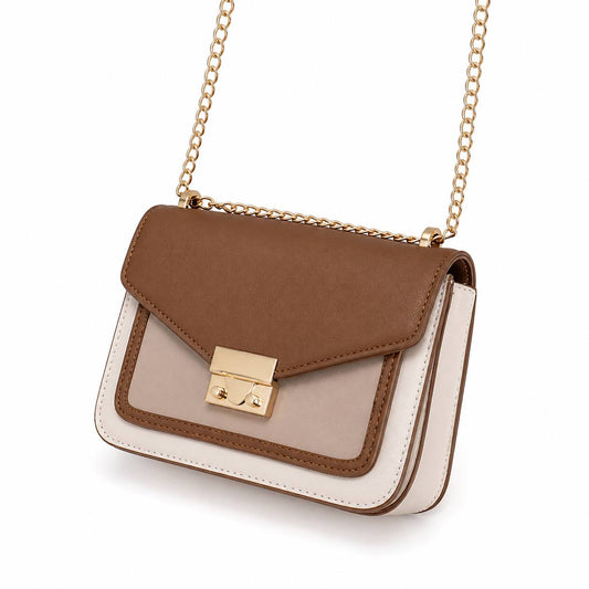 Luxe Structured Crossbody Shoulder Bag